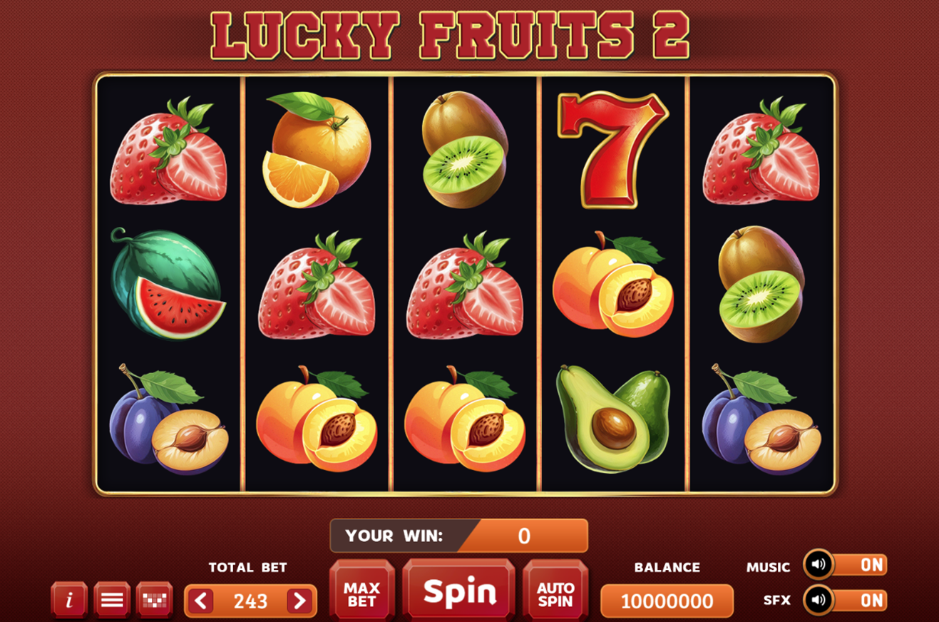 Jocuri pacanele Lucky Fruits 2 - UNOBET - Jocurile de tip slot-machines (jocuri pacanele), pariurile sportive, loterii intrenationale, inchirieri aparate slot-machines (pacanele) jocuri virtuale.